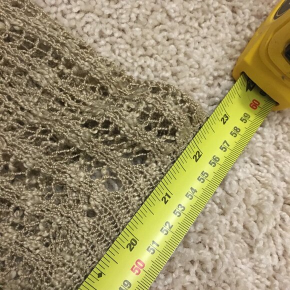 Kaktus Tan Crochet Slip Over Top - Picture 8 of 10